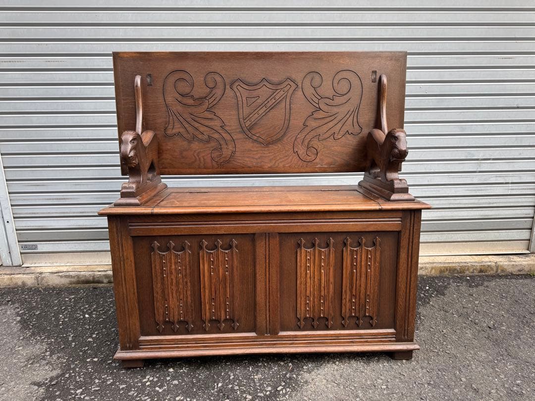 UKビンテージ Vintage モンクスベンチ