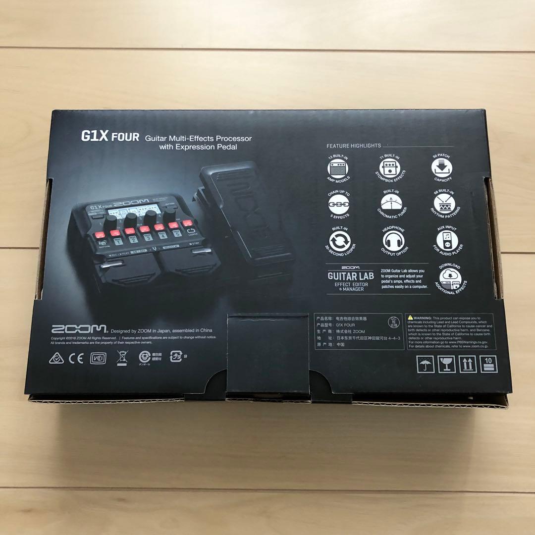 ZOOM ズームG1X FOUR ギター用 マルチエフェクター