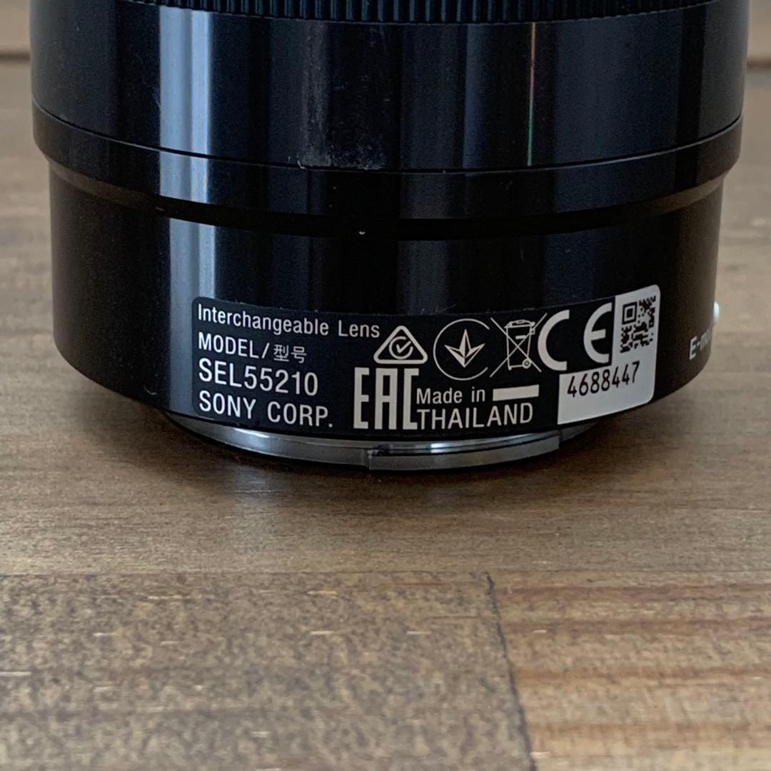 【美品】ソニー(SONY) 純正標準ズームレンズ SEL55210 フード付き