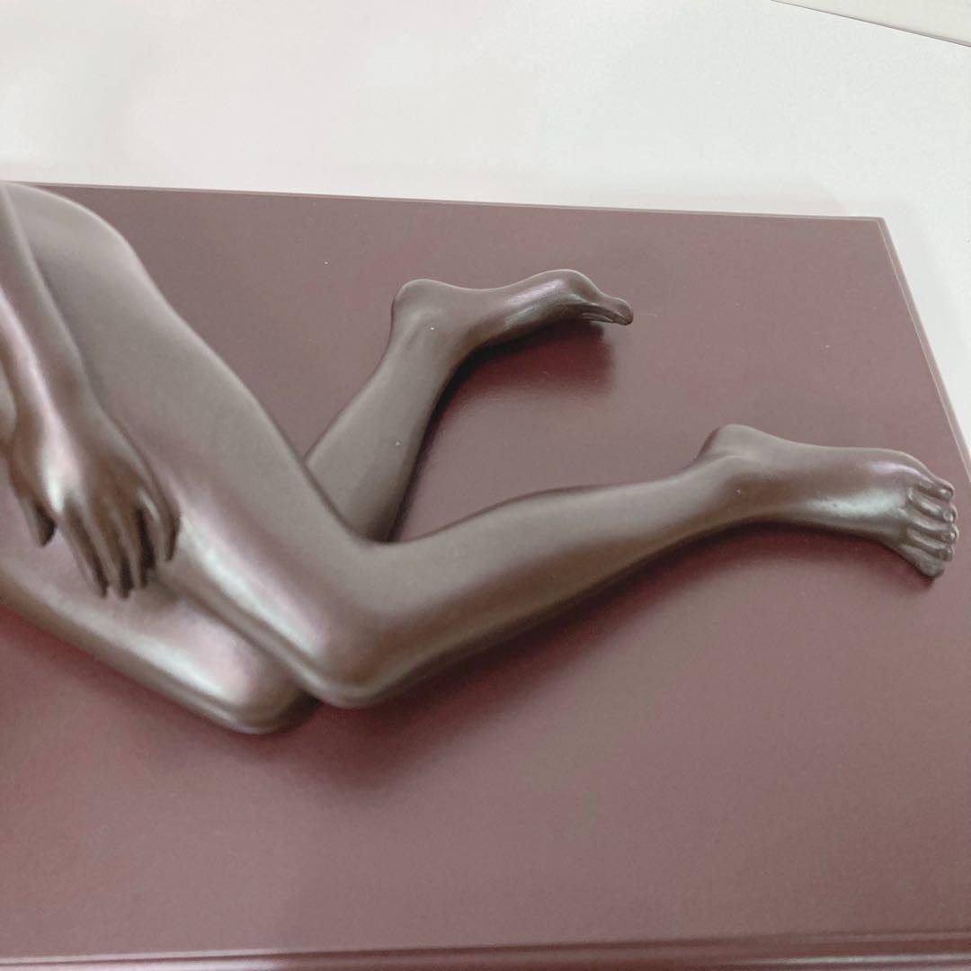 清河宗翠作　ドリーム　ブロンズ像　台座・証明書・外箱付き