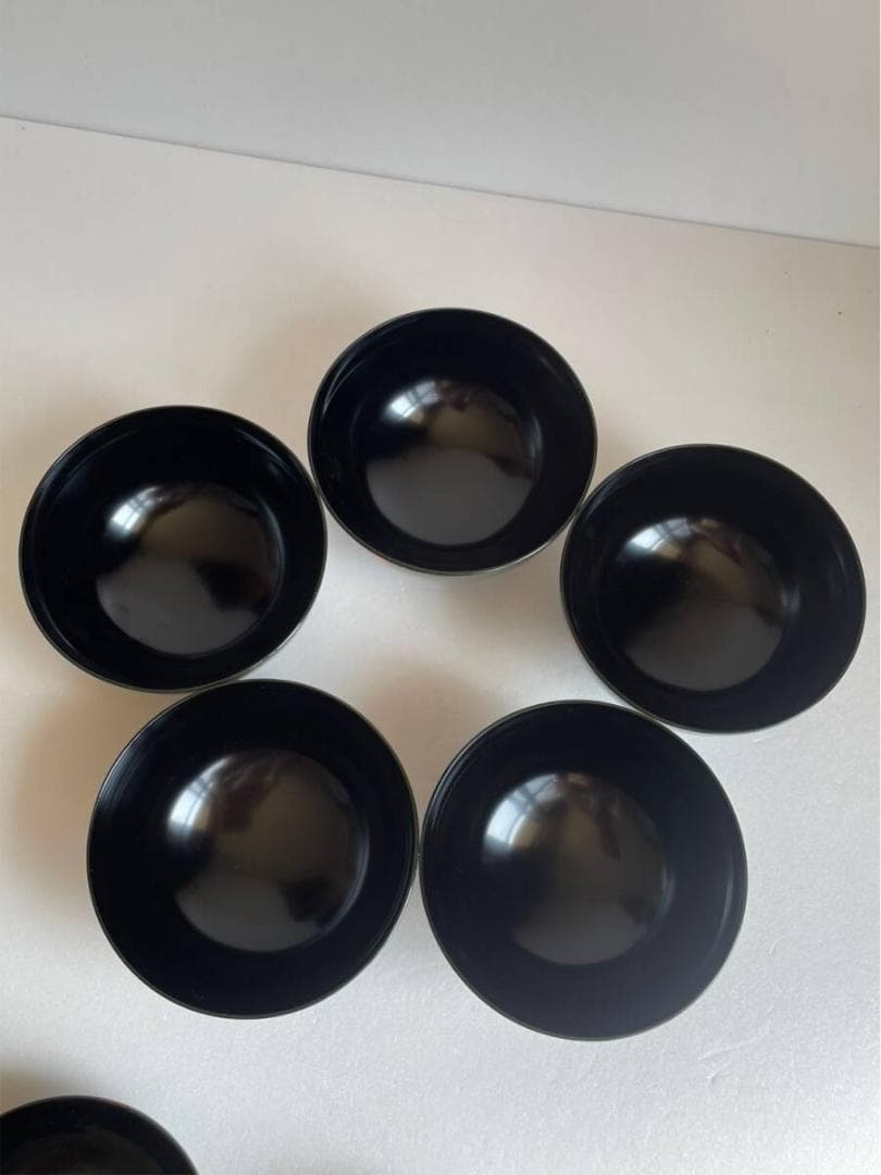 ①輪島塗 吸物椀 五客 木箱付 漆器 50 お椀