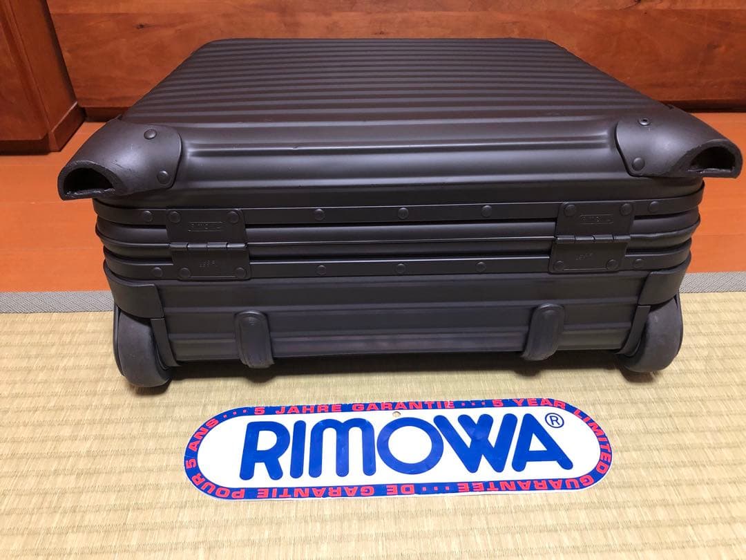 ☆美品☆RIMOWA リモワ　ステルス　ビジネストロリー2輪　　23L-28L