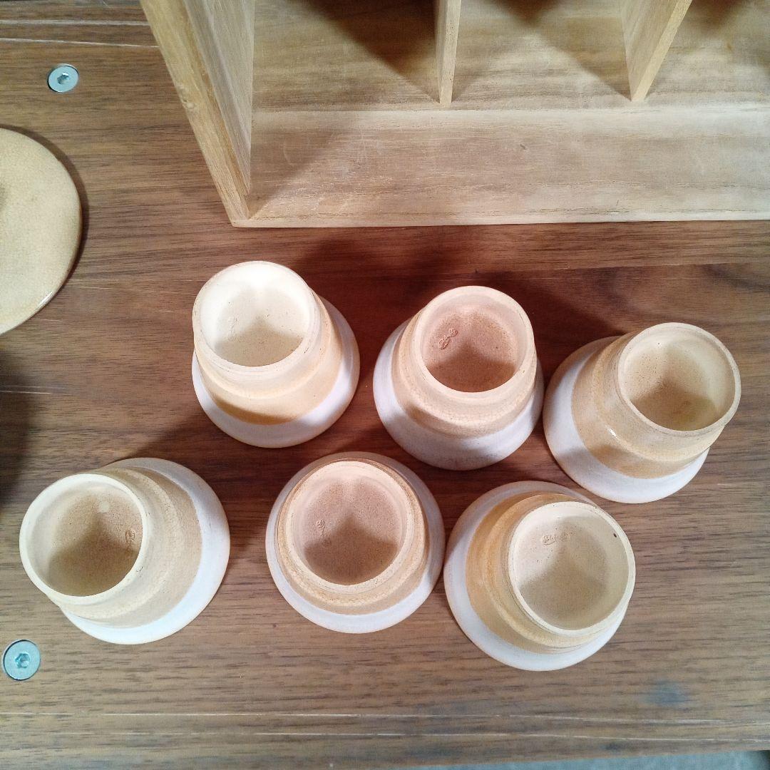 【S023】萩焼　煎茶器　11代　高麗陶兵衛