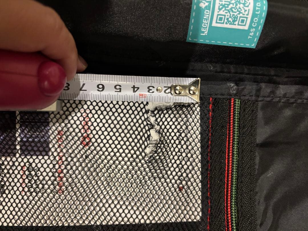 美品LEGEND WALKER クッション付キャスター フレームLサイズ81L黒