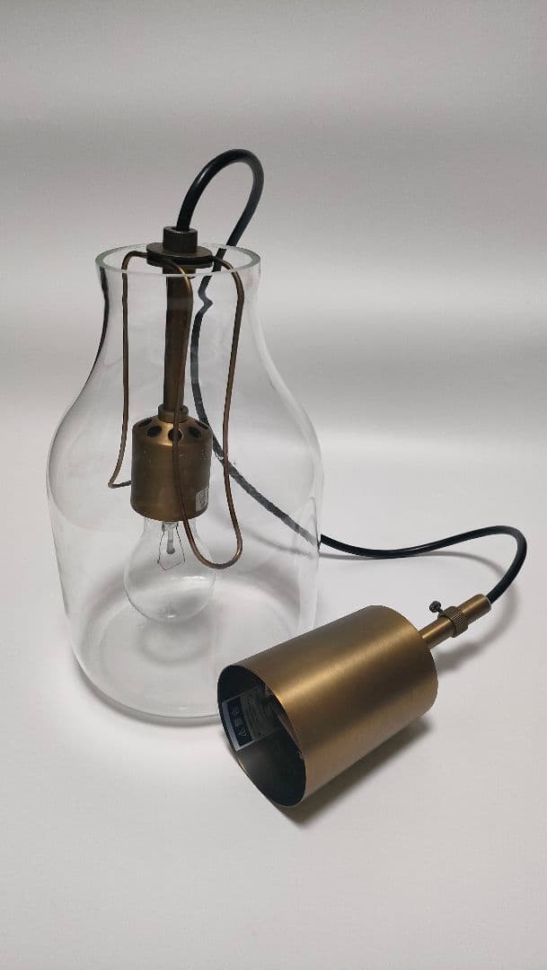 値下げ！NOCE アンティーク調ペンダントライト ボトルタイプ3個セット