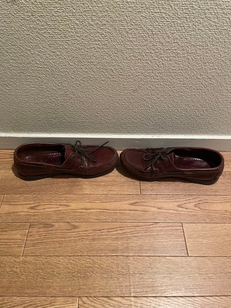 Paraboot / BARTH UK7.5 ブラウン デッキシューズ