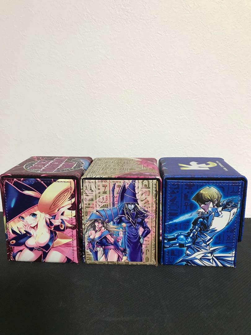 遊戯王　ミレニアム　デッキケース 遊戯　海馬　ブラックマジシャンガール　セット