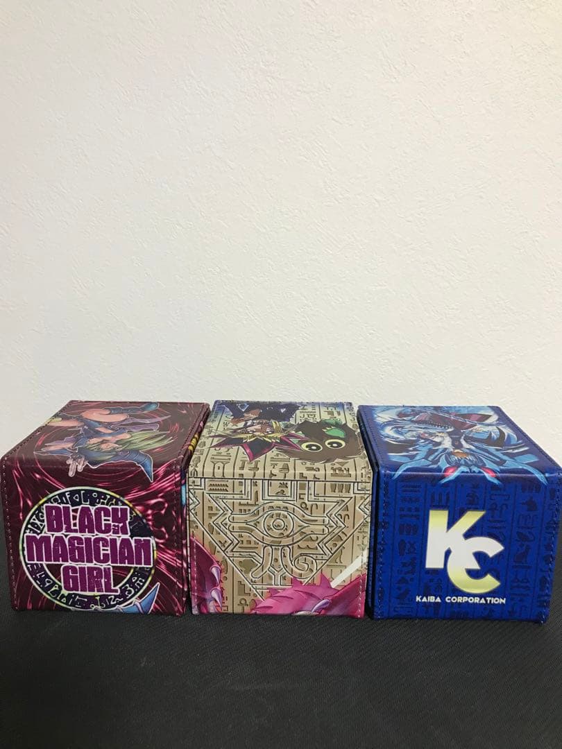 遊戯王　ミレニアム　デッキケース 遊戯　海馬　ブラックマジシャンガール　セット