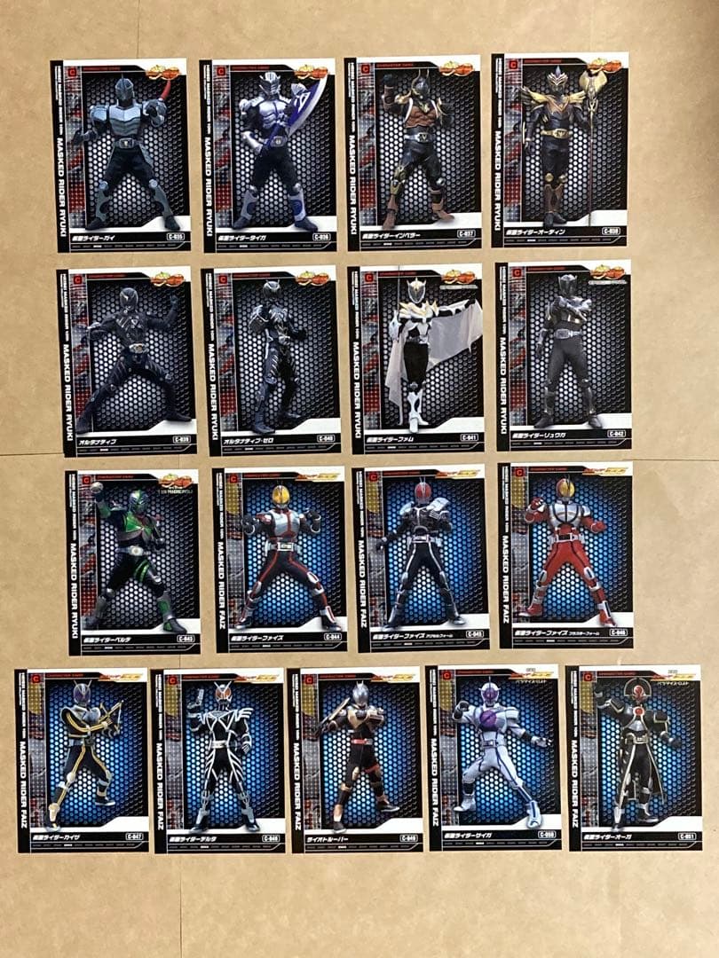 平成仮面ライダー10thトレカ　キャラクターカード　全147種コンプ