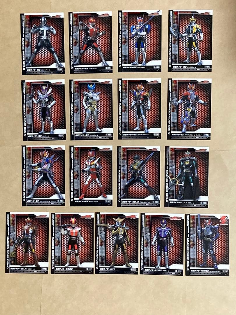 平成仮面ライダー10thトレカ　キャラクターカード　全147種コンプ