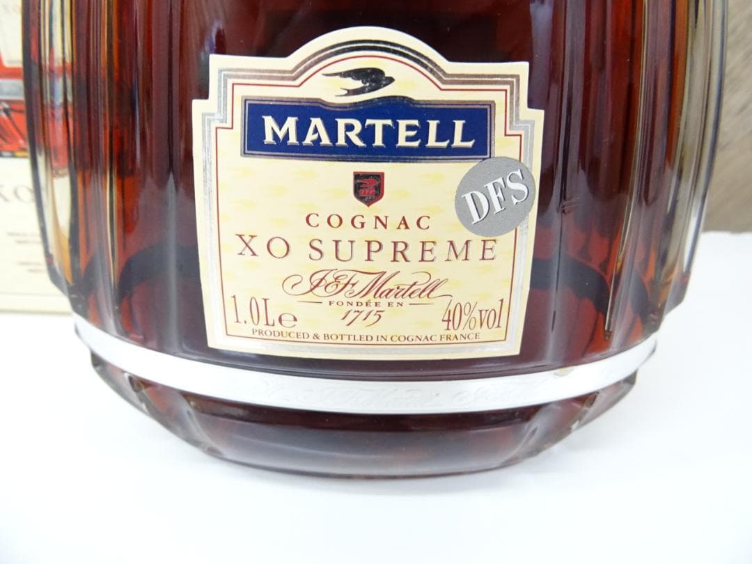 高*木様 博007 マーテル XO SUPREME ブランデー 1L 40％