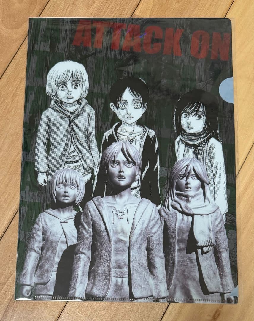 進撃の巨人　日田限定　缶バッジ　クリアファイル　ワッペン　コースター　大分