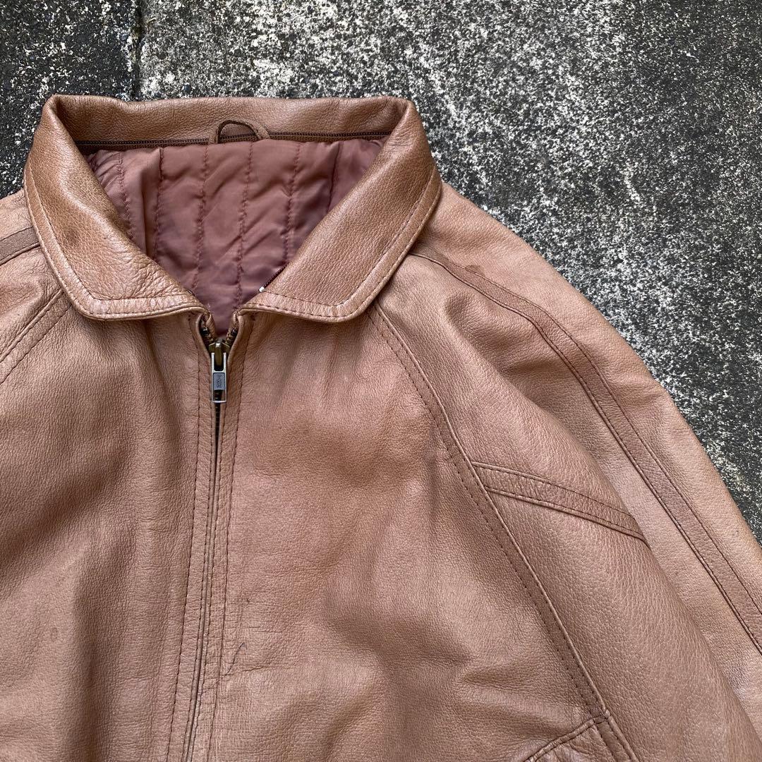 ジャケット・アウター 90s archive Peccary leather A-2 jacket