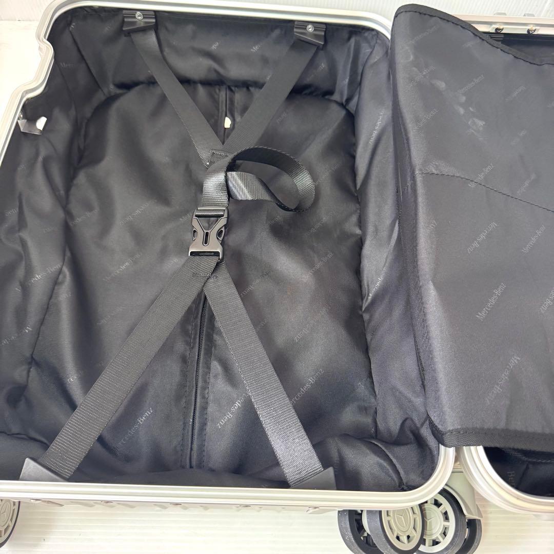 【新品未使用品】メルセデスベンツ アルミスーツケース 4輪 機内サイズ