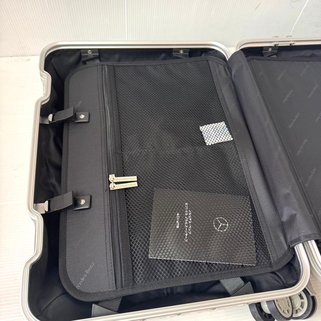 【新品未使用品】メルセデスベンツ アルミスーツケース 4輪 機内サイズ