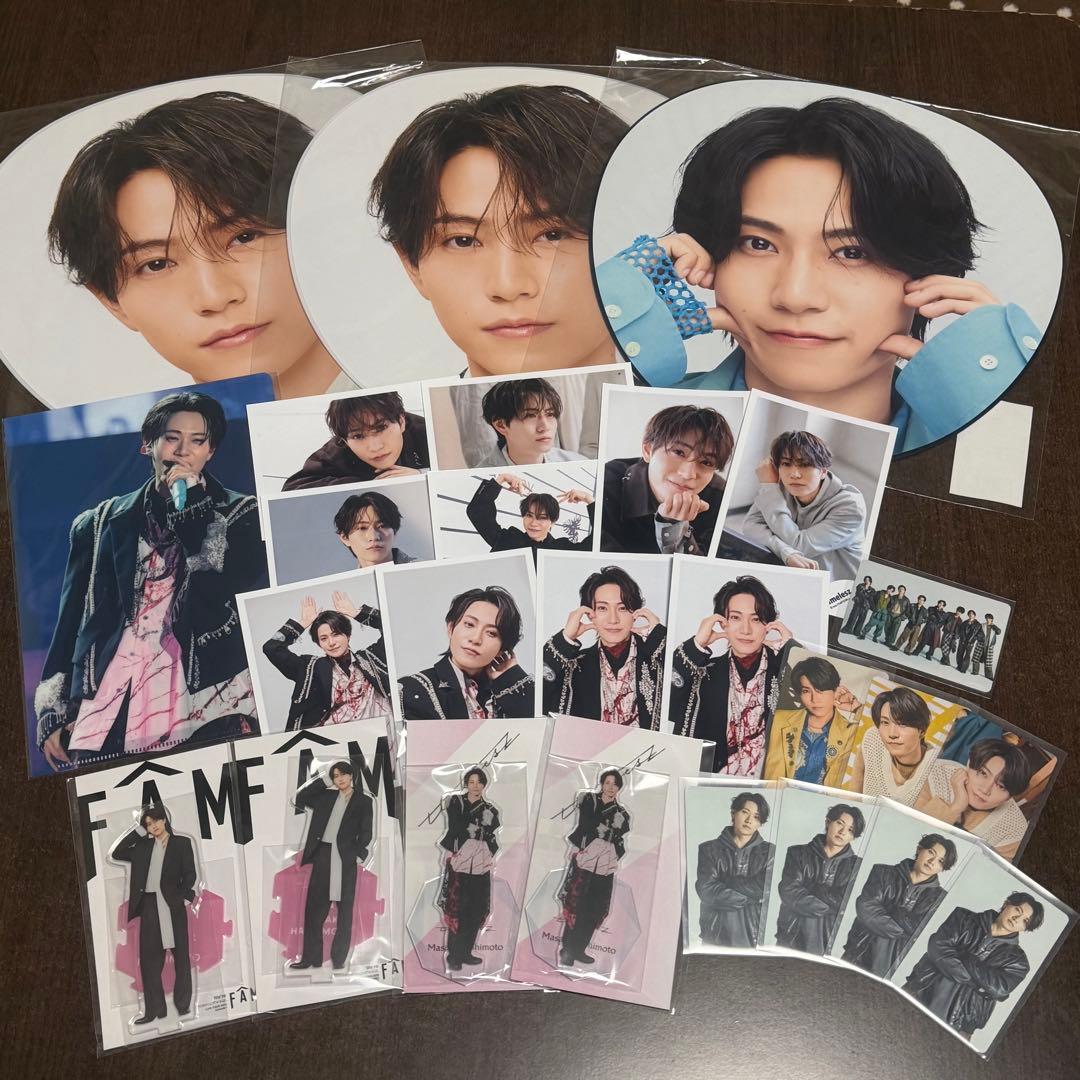 timelesz 橋本将生 うちわ アクスタ トレカ 公式写真 クリアファイル