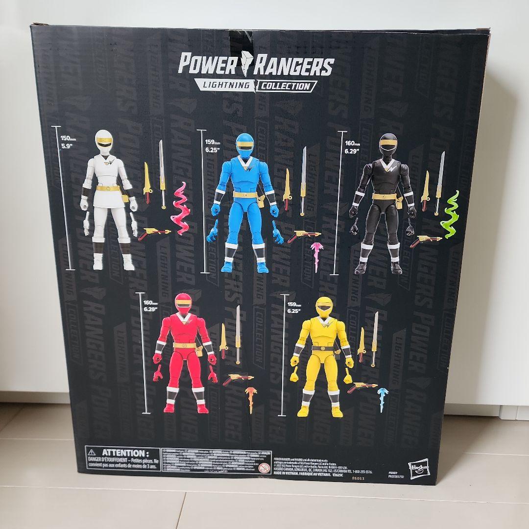 パワーレンジャー 5体 ライトニングコレクション フィギュア カクレンジャー