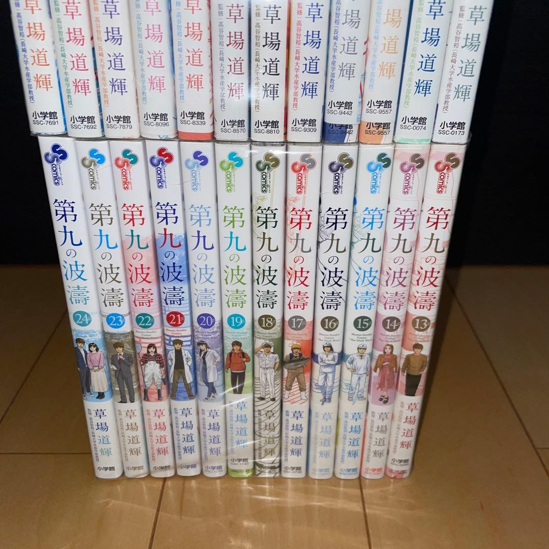 第九の波濤 全巻セット　1から24 草場道輝　サンデー　小学館　美品