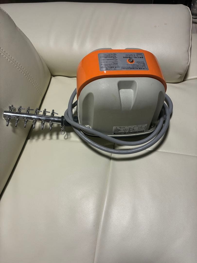 安永エアーポンプ AP-40P 【岐パイプ付き】 ブロワー