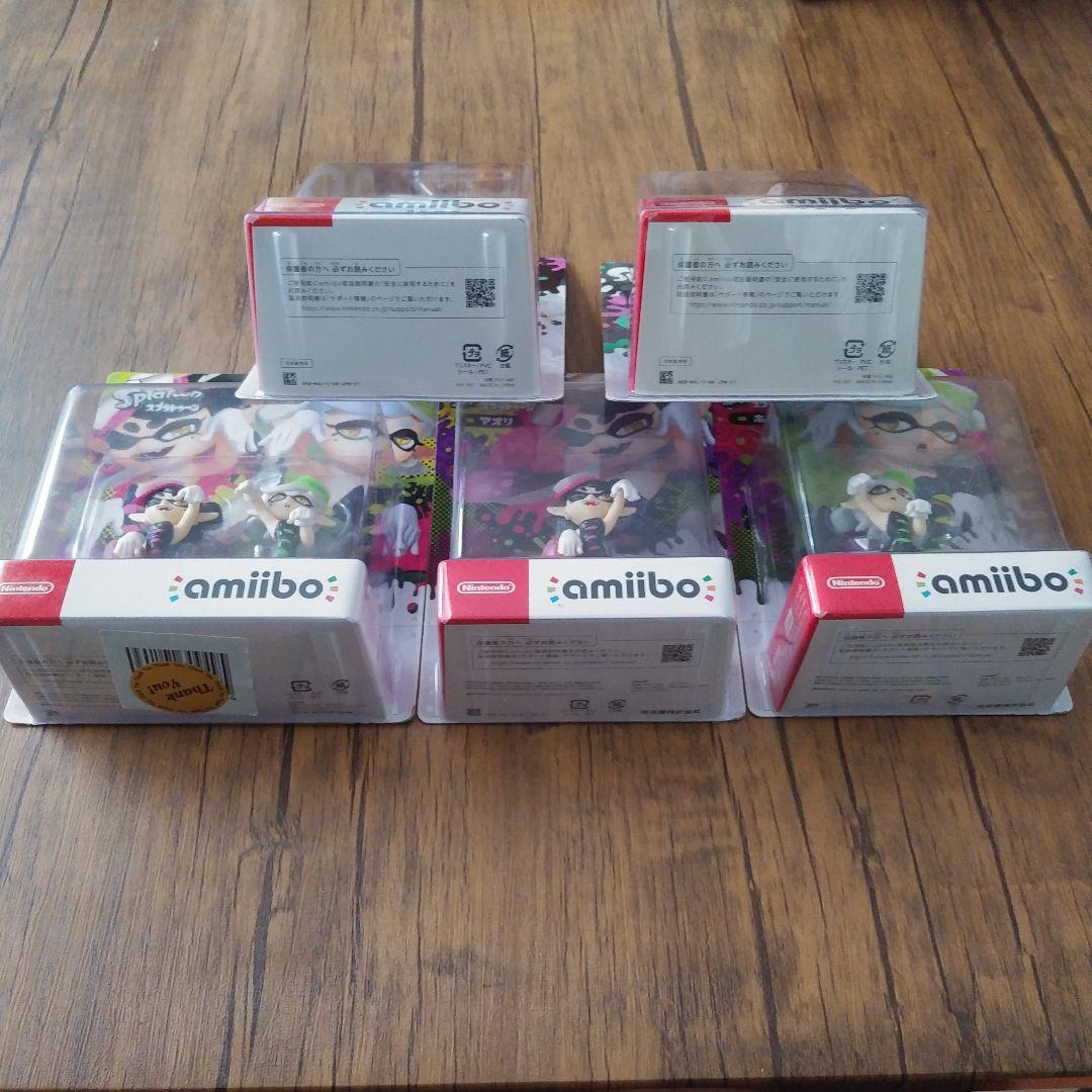 amiibo　スプラトゥーン5点