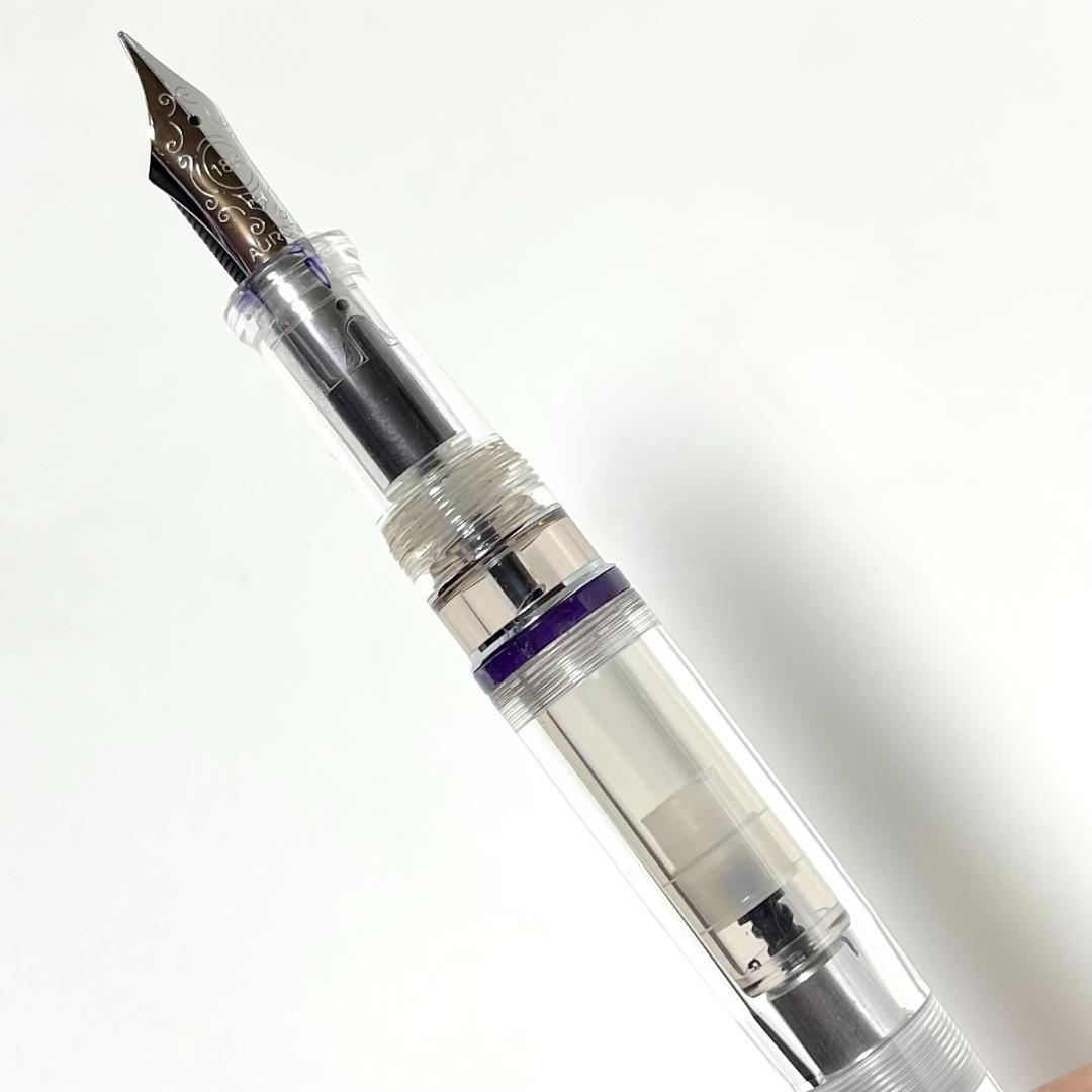 【ほぼ未使用】アウロラ 88 ミネラーレ アメジスト 万年筆 EF（極細）