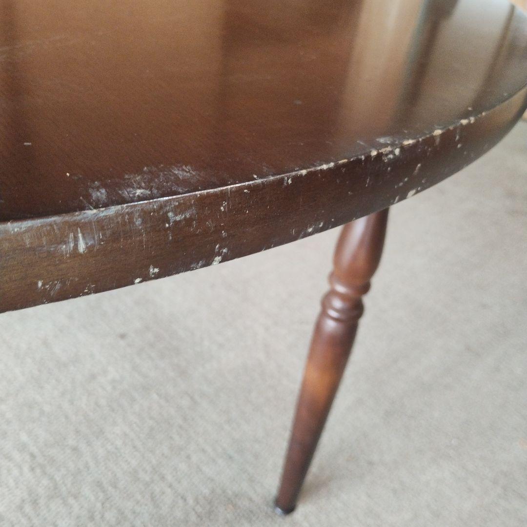 飛騨産業　キツツキマーク　円卓　丸テーブル