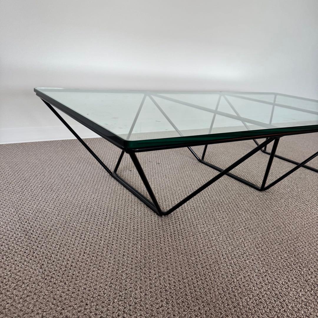 B&B Italia 1980'sヴィンテージ ALANDA ガラステーブル