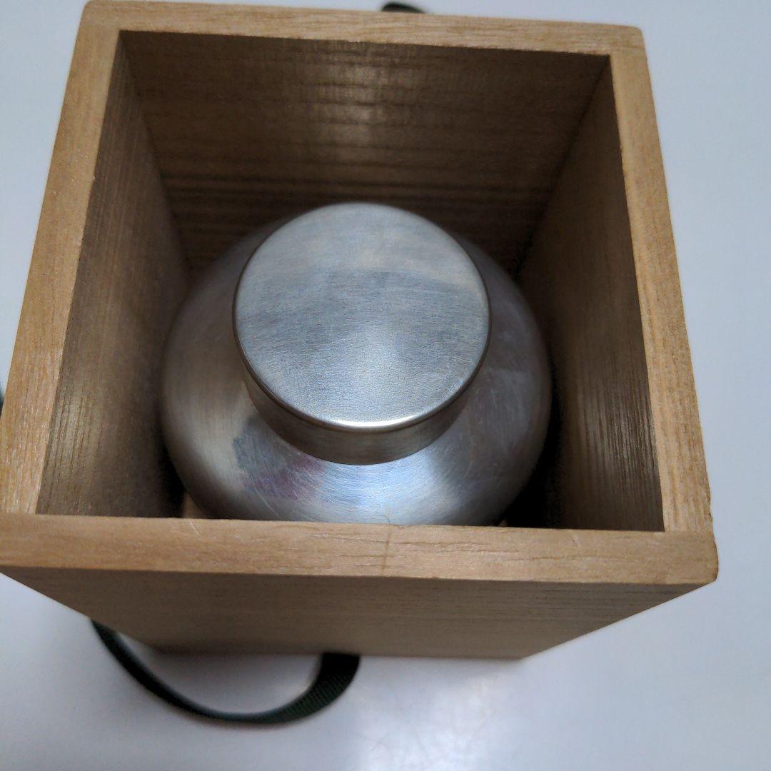 茶壺　錫　茶器　茶道具　共箱　五世蔵六