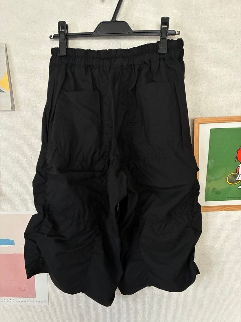 ブラックコムデギャルソン　美品　シャーリングパンツ