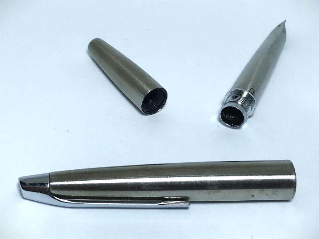 【筆記未確認／廃盤】PILOT ミュー　ペン先一体型万年筆　F インク切れ