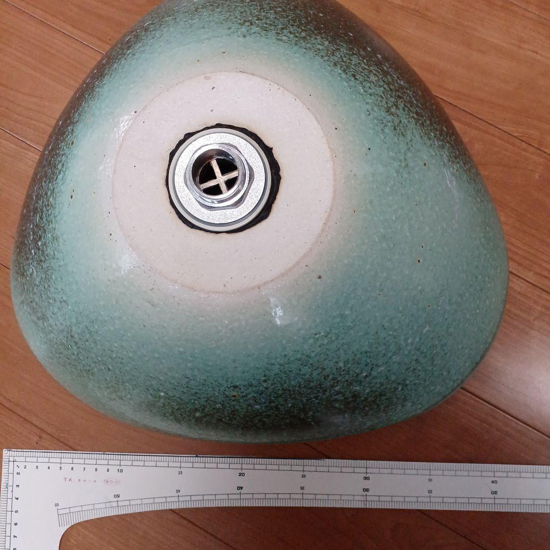 洗面ボウル 和風 緑色 約40cm