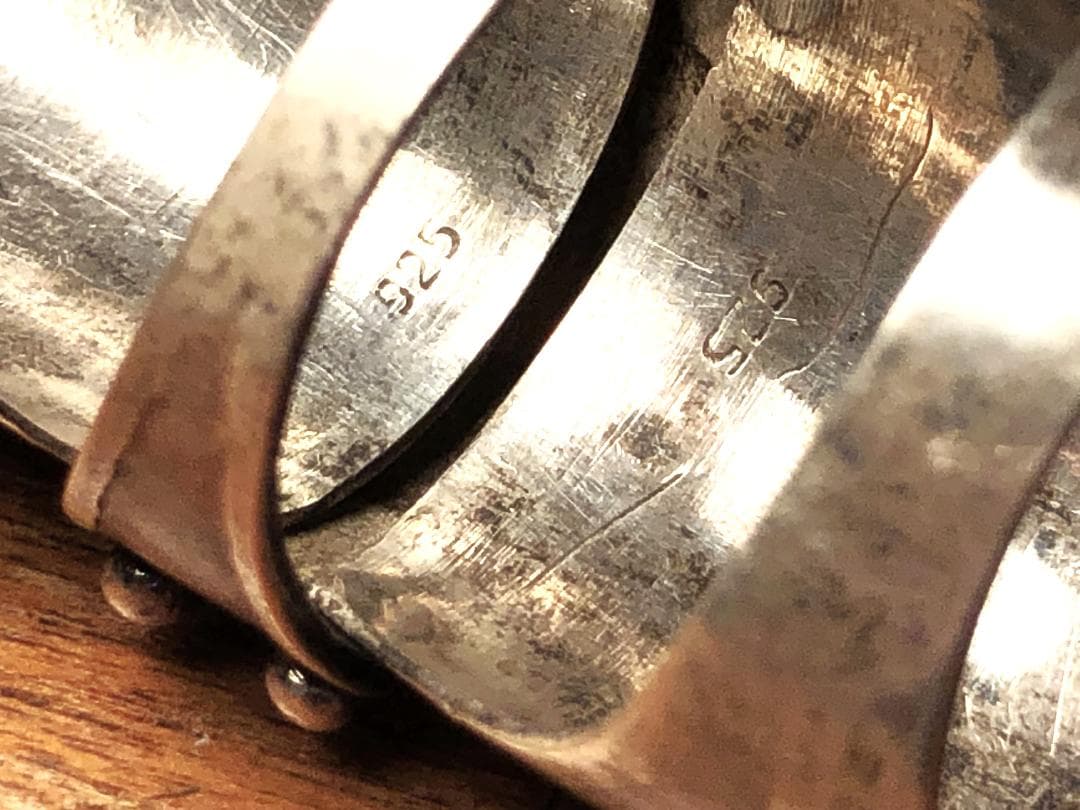 【 ナックルリング 】　中世～近世　シルバー925