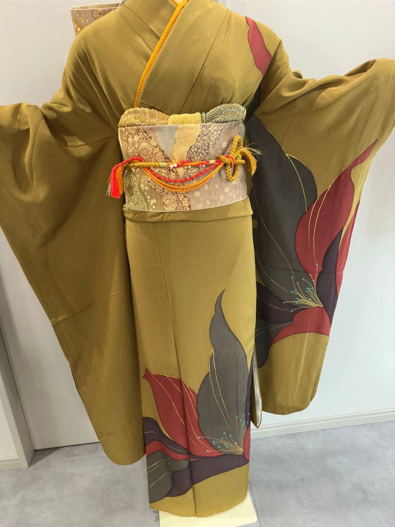正絹　振袖　セット
