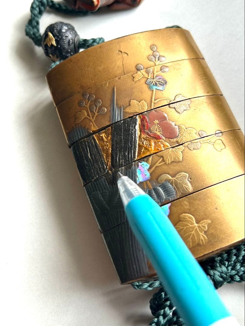 時代物　蒔絵印籠