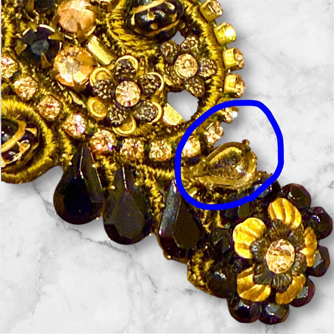 ミハエルネグリン　レースバレッタ　黒バラ髪飾り Michal Negrin