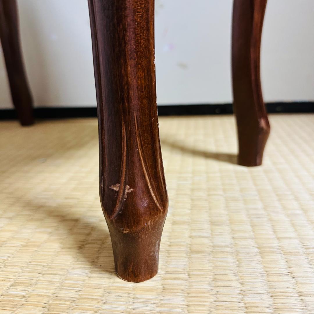 美品✨ イタリア アンティーク スツール オットマン 猫脚 クラシカル