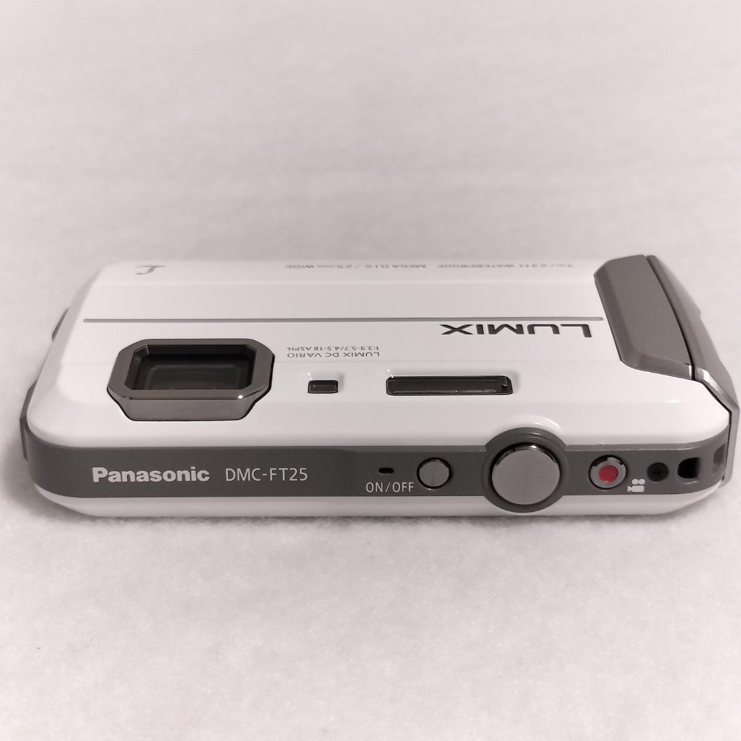【美品】Panasonic Lumix DMC-FT25 ホワイト 防水デジカメ