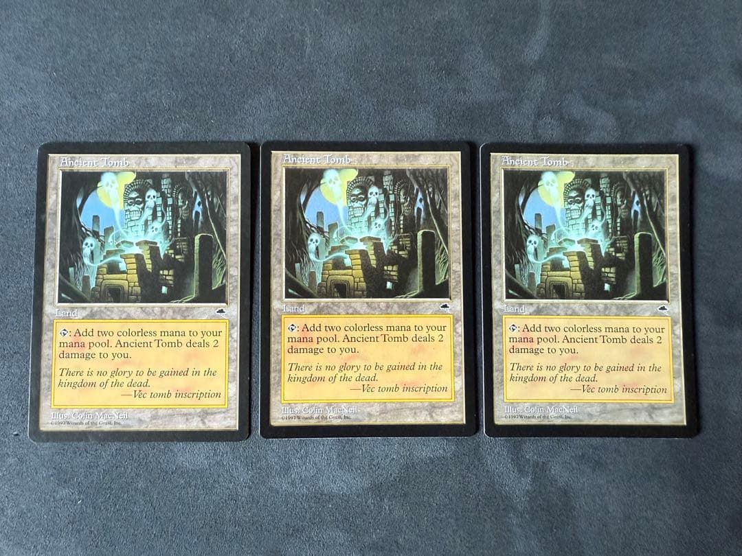 古えの墳墓　MTG 英語 3枚セット テンペスト