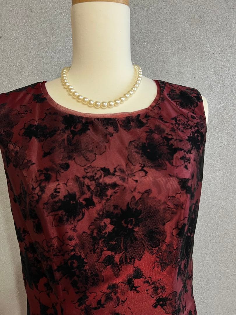 日本製東京ソワールSOIRDOLCEフォーマルワンピース9号