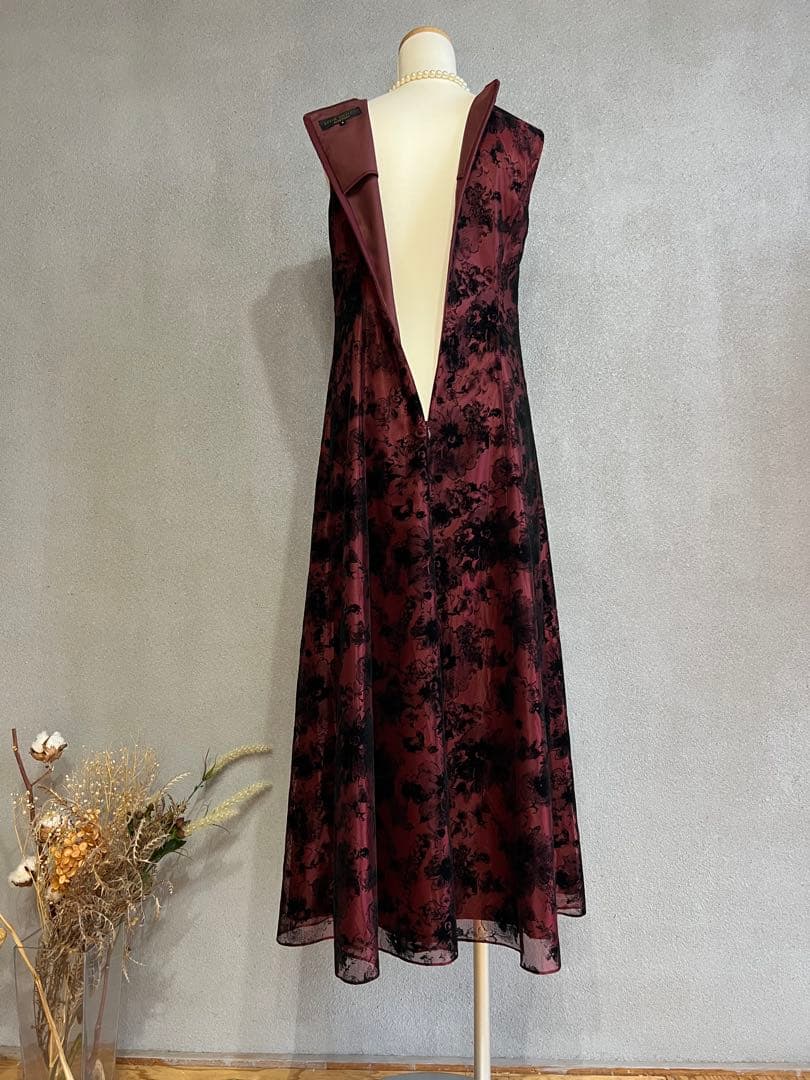 日本製東京ソワールSOIRDOLCEフォーマルワンピース9号