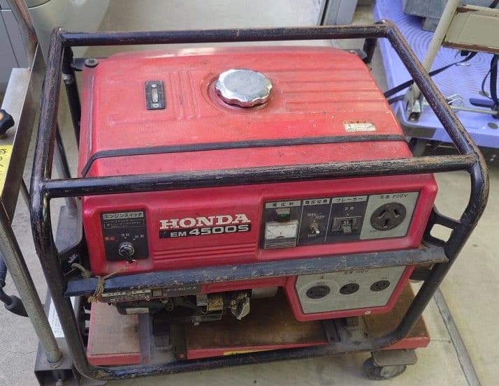 HONDA EM4500S 発電機 4500W 赤　引取限定 中古完動品