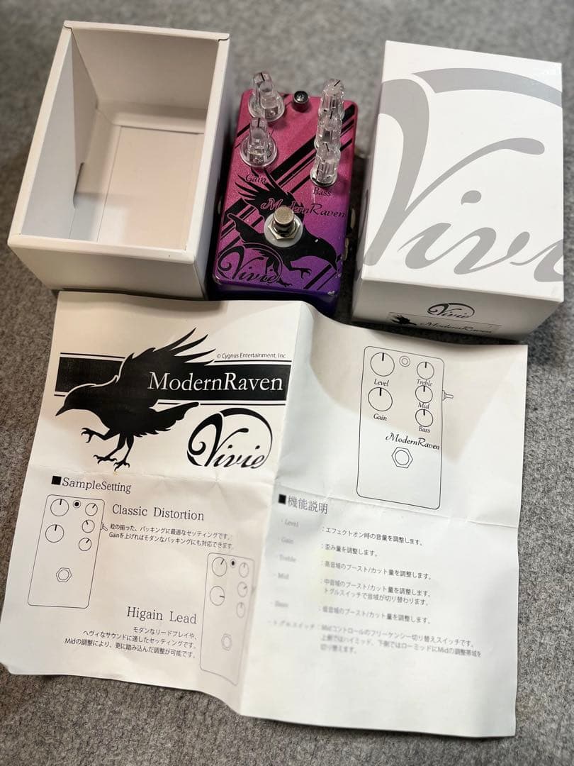 【廃盤品】 Vivie ModernRaven エフェクター ディストーション