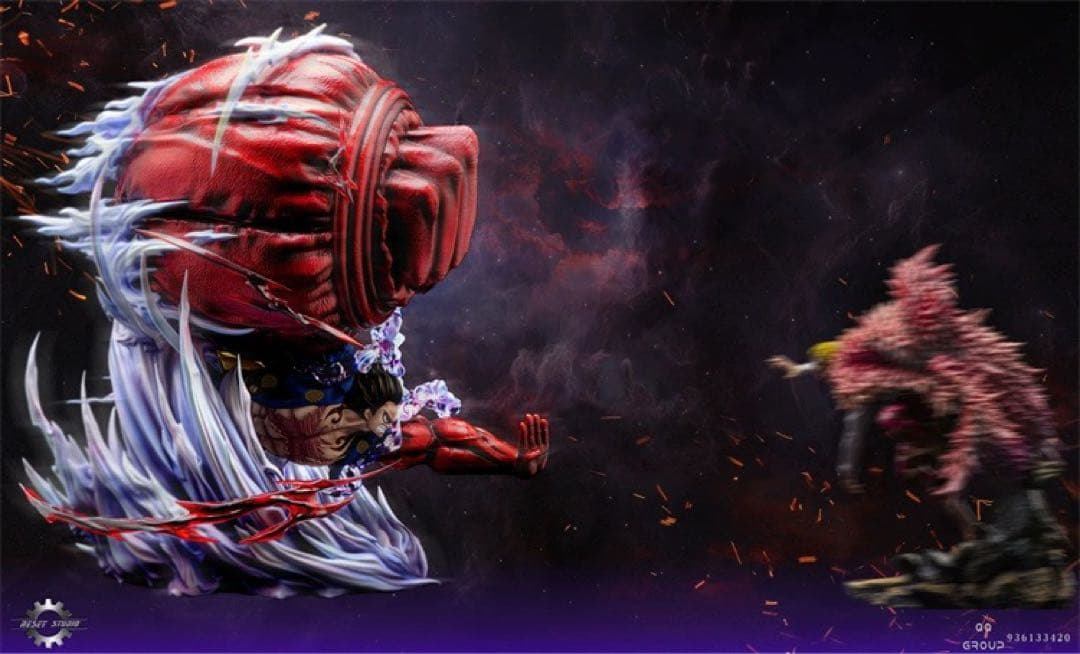 ONE PIECE ワンピース 大猿王銃 ルフィ フィギュア ガレージキット