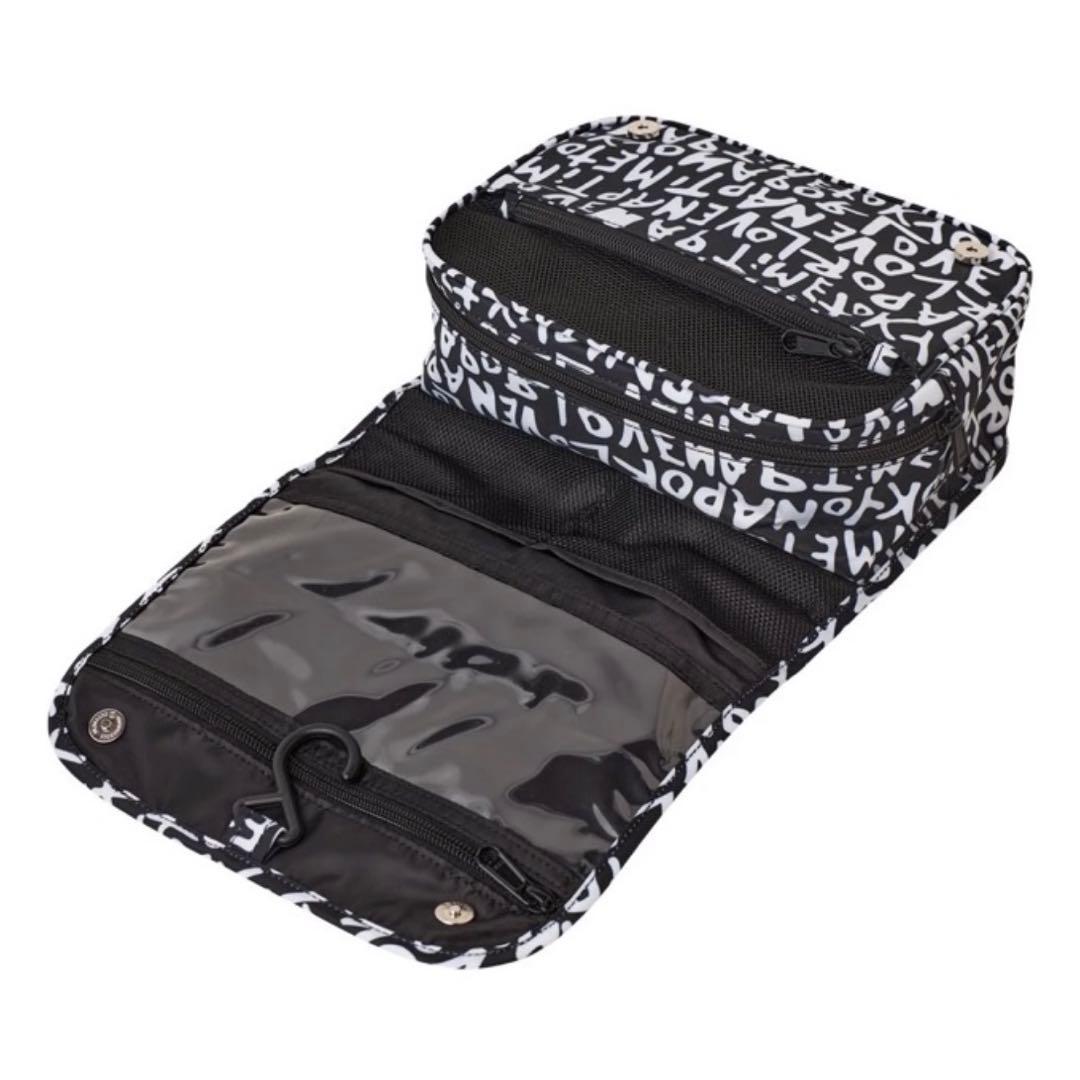 naptime. トラベルポーチ　黒