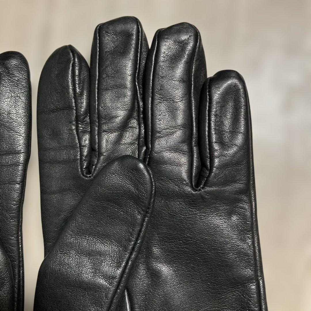 ヒステリックグラマー レザーグローブ　スタッズ　黒