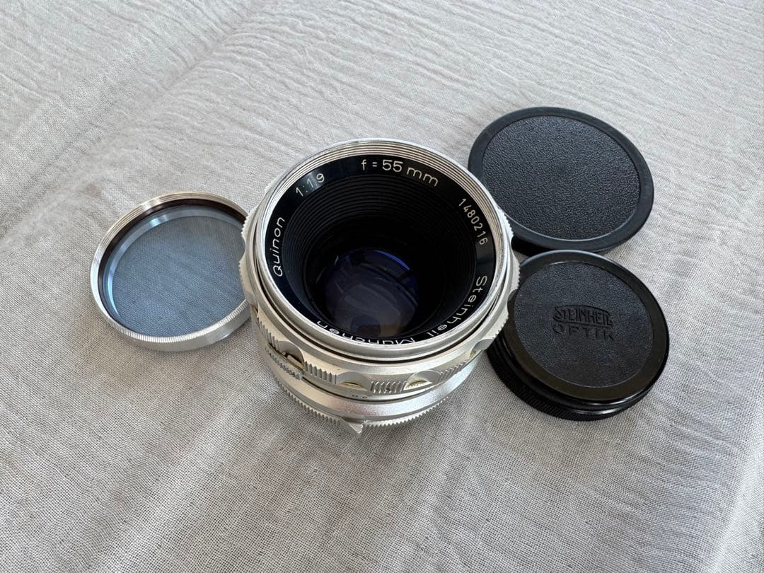 銘玉極上美品Steinheil München Quinon 55mm f1.9