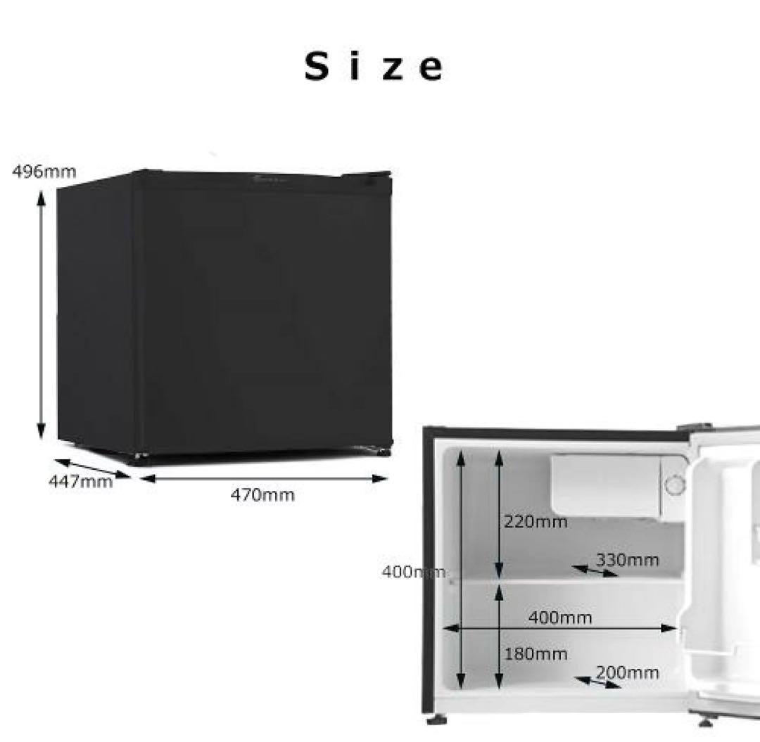 早い者勝ち！【美品】【送料込み】冷蔵庫 黒 ウィンコド 21年製