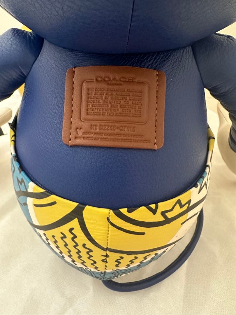 ディズニーコーチコラボミッキーマウス×キースヘリングドールC7118新品