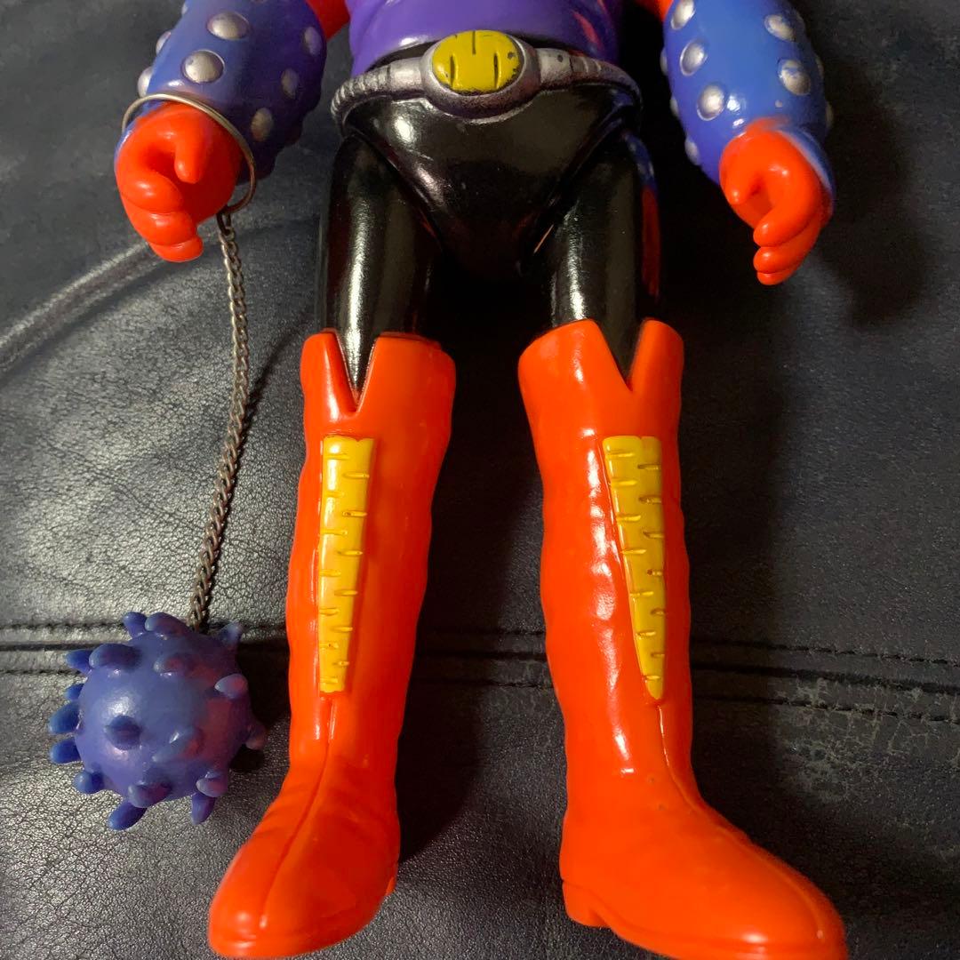 当時物 美品 ソフビ アクマイザー3 ガブラ スタンダードサイズ 武器、袋付き