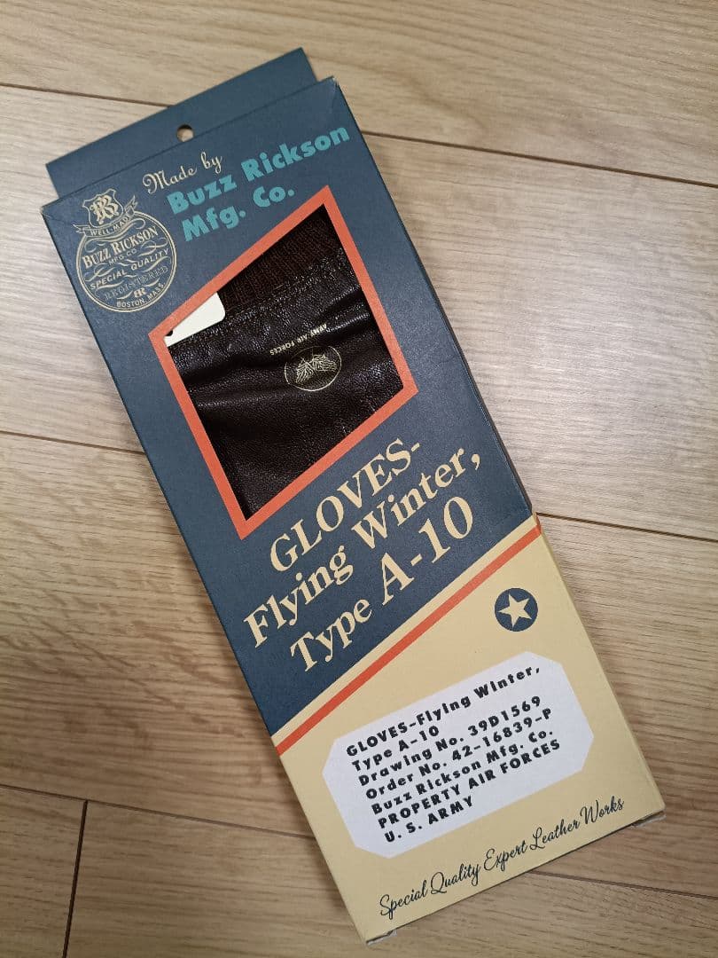 バズリクソンズ レザーグローブ 手袋 A-10 ブラウン